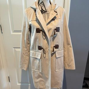 ☔️SALE☔️Michael Kors tan hooded rain coat